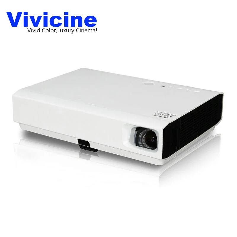 VIVICINE 1080p LED Projector,3000 Lumens 1280x800pixels 100000:1 Contrast,WIFI Android Bluetooth Portable 3D Home Theater Beamer