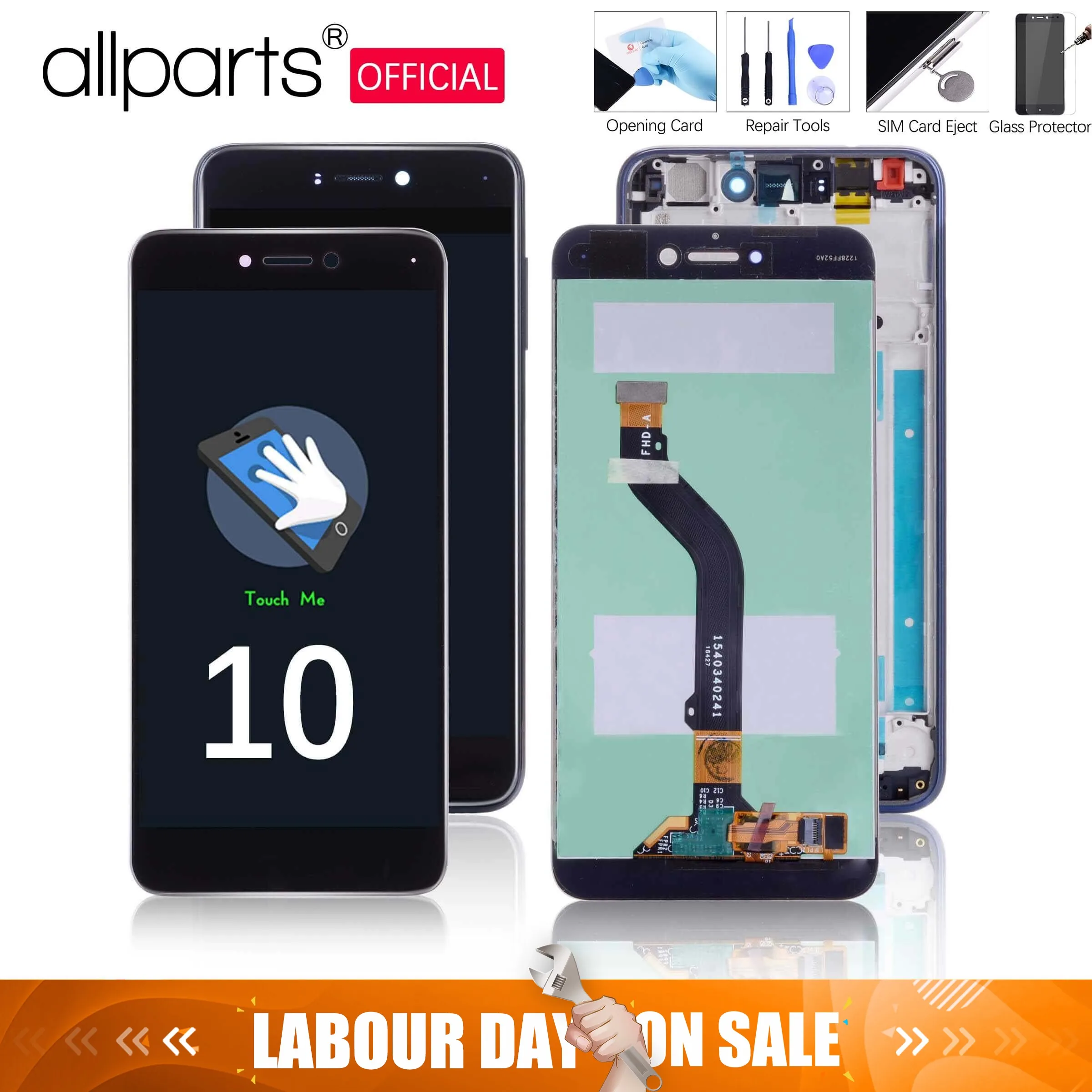 

5.2''Original LCD For Huawei P8 Lite 2017 LCD Display Touch Screen Digitizer For Huawei P9 Lite 2017 Display Replace with Frame