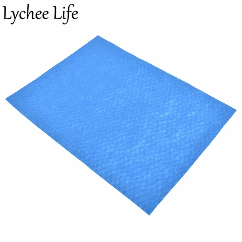 Lychee Life A4 1 мм Самоклеющаяся фетровая ткань сплошной цвет 29x21 см фетровая ткань ручной работы домашняя фабрика Швейные декоративные принадлежности