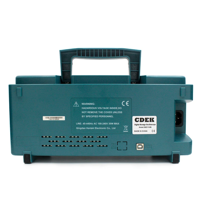 CDEK DSO1102B Осциллограф 2 канала 100 МГц настольный USB Osciloscopio Цифровой хранения диагностический инструмент лучше, чем DSO1102p