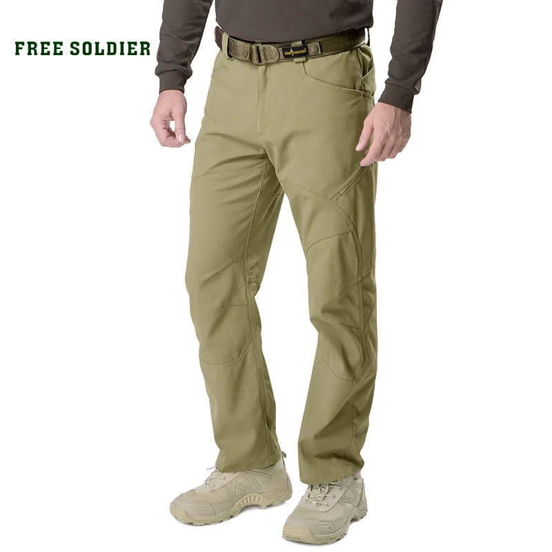 FREE SOLDIER outdoor sports camping tactical military pants scratch- resistant with multiple pockets for men | Спорт и развлечения