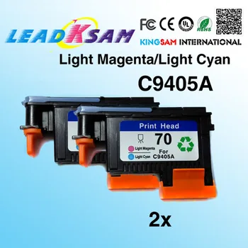 

2x printhead for 70 C9405A Light Magenta Light Cyan compatible for hp70 Designjet Z2100 Z5200 Z3100 B9180