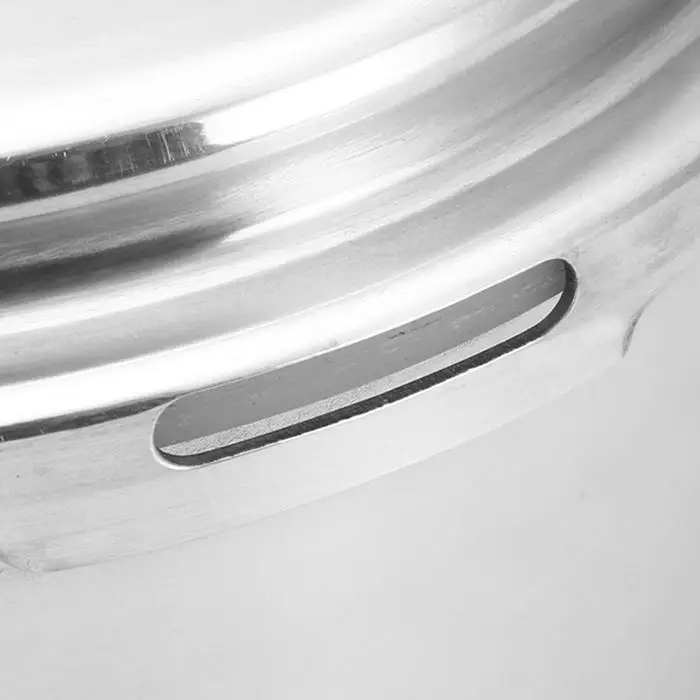 3L Бытовая кухонная алюминиевая легированная кухонная плита под давлением серебро 18 см/7 дюймов 13 см/5,1 дюймов посуда