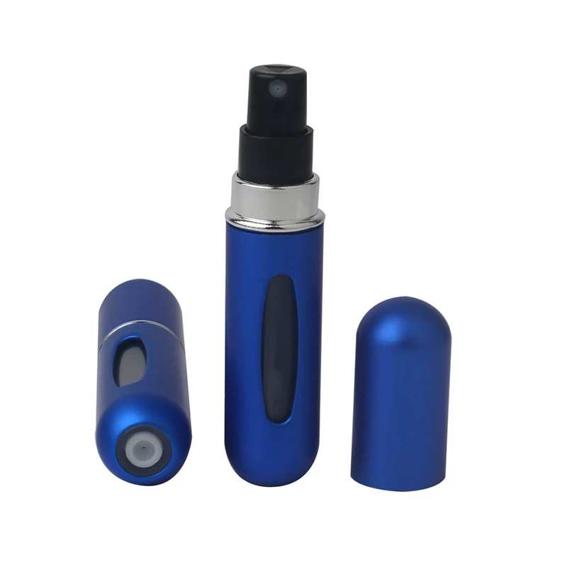 5 мл портативный мини многоразовый флакон для духов с распылителем ароматный насос пустые косметические контейнеры распылитель бутылка для путешествий Новинка - Цвет: Blue