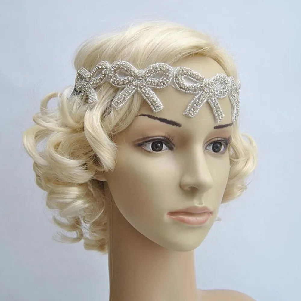 Feitong Beautiful Headwear Women Headband With Beaded Crystal Headband Women's Wedding