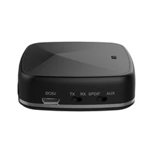 Binyeae Bluetooth 4.2 Aptx low latency CSR8670 Music Transmitter Receiver mini A2DP Wireless home stereo audio TV Adapter