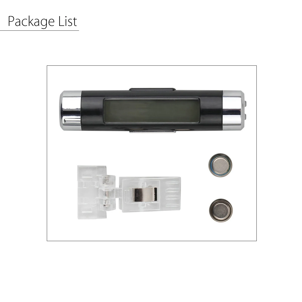 Universal Retro Design Car Auto LED Clip-on Digital Backlight Automotive Thermometer Clock Calendar Car-Styling Accessories