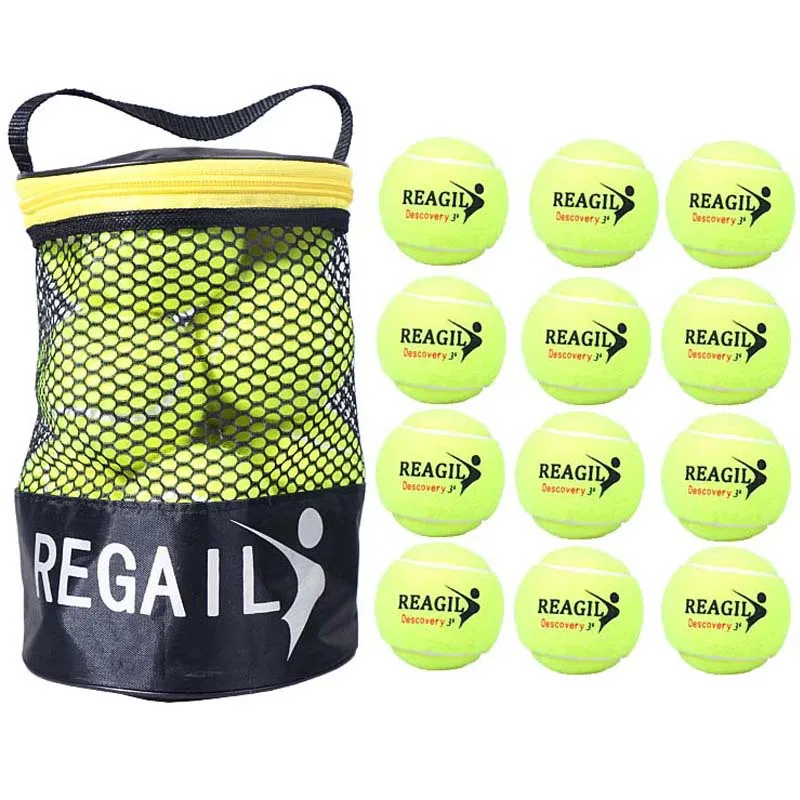 REGAIL 12pcs/Lot Elasticity for Training Sport Rubber Woolen Tennis