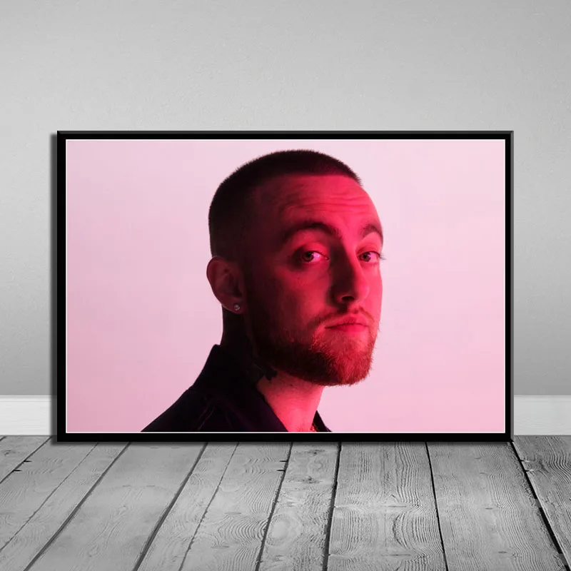 P021 Mac Miller Rap хип-хоп музыка звезда певец художественная живопись Шелковый Холст