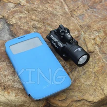 Горячая распродажа Новое поступление светодиодный оружие X400 ручной фонарь с Красной лазерный прицел для охоты CL15-0036