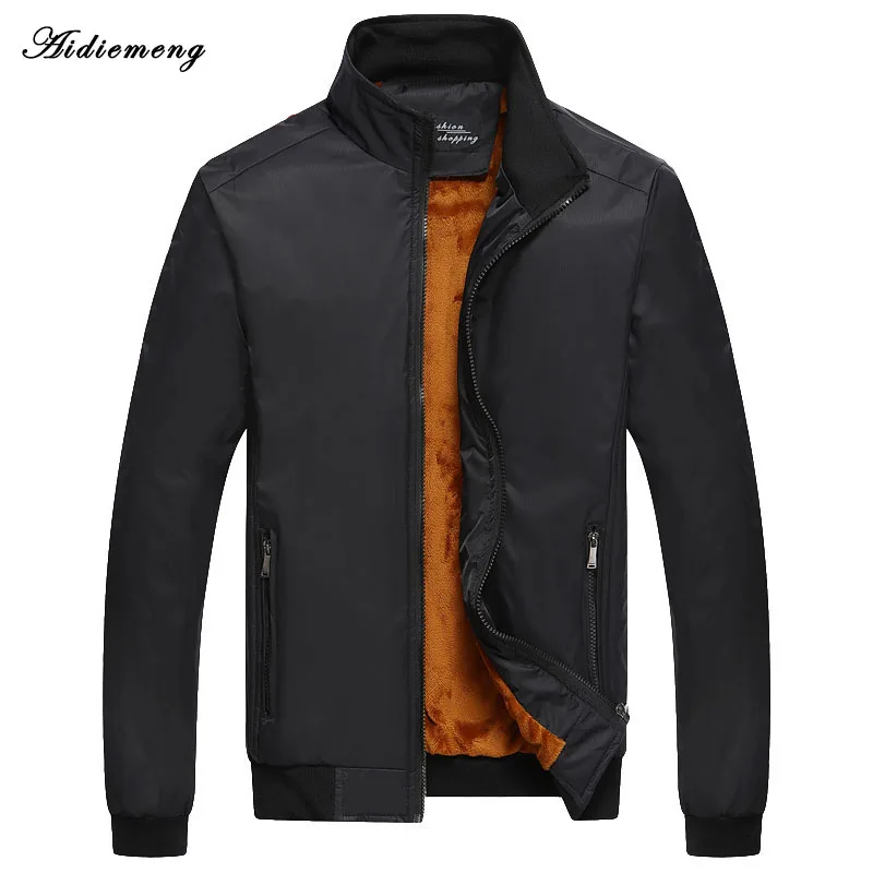 Winter Jacket Men Casual 2017 New Brand Men's Jackets Coats Male Slim ...