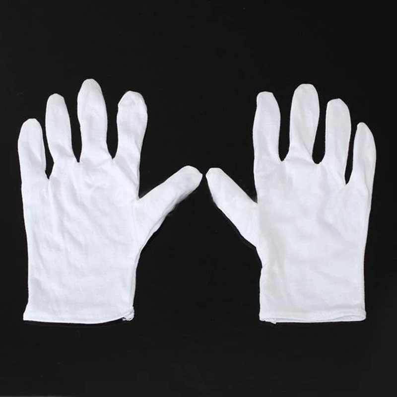 MOOL White Cotton Gloves Anti static gloves Protective gloves for