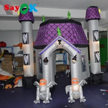 halloween inflatable haunted house horrific vivid inflatable halloween decoration with led light for commercial or home use - Commercial Halloween Decorations halloween inflatable haunted house horrific vivid inflatable halloween decoration with led light for commercial or home use - Commercial Halloween Decorations