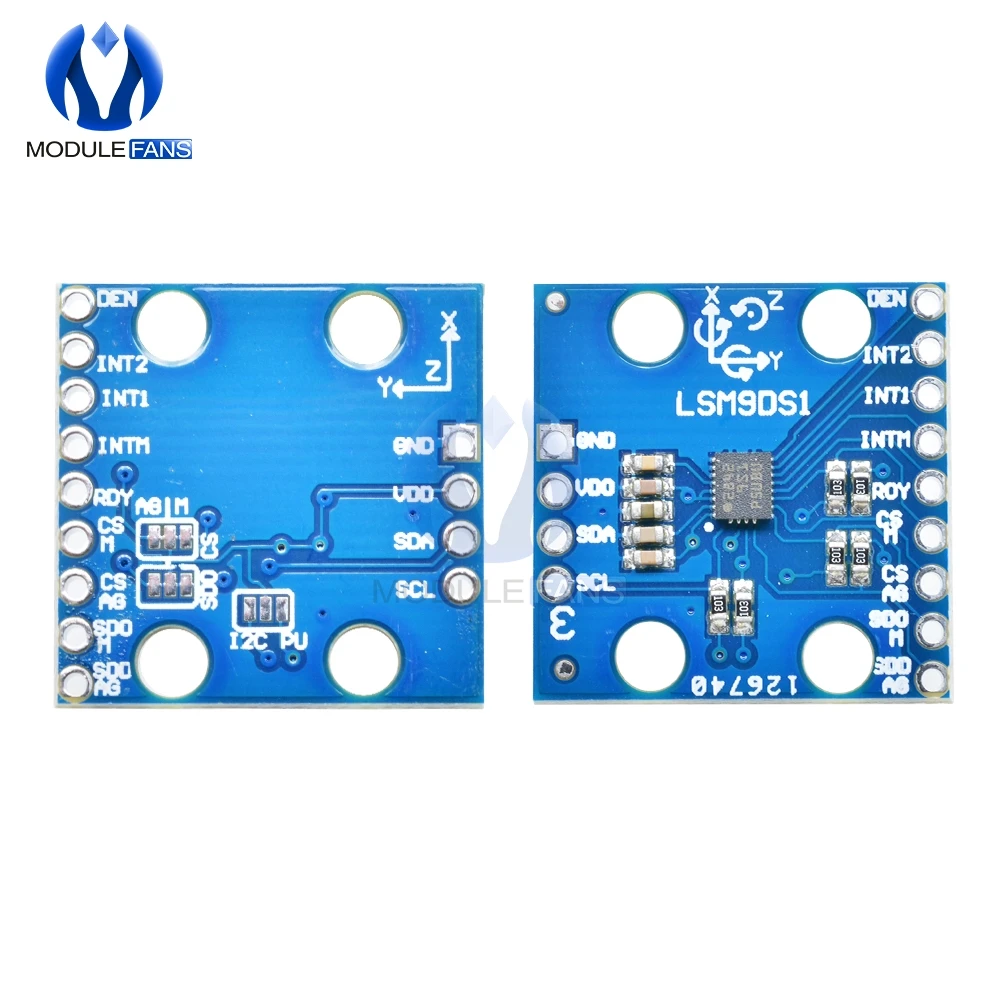 LSM9DS1 9-axis Сенсор Модуль Девять ось IMU акселерометр гироскоп магнитометр GY-LSM9DS1 I2C SPI для Arduino