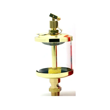 

1PC 1/4" Male x 3" Cup Diameter Male Thread Needle Valve Oil Cup Sight Gravity Drip Oilers Lubricator For machine Engine