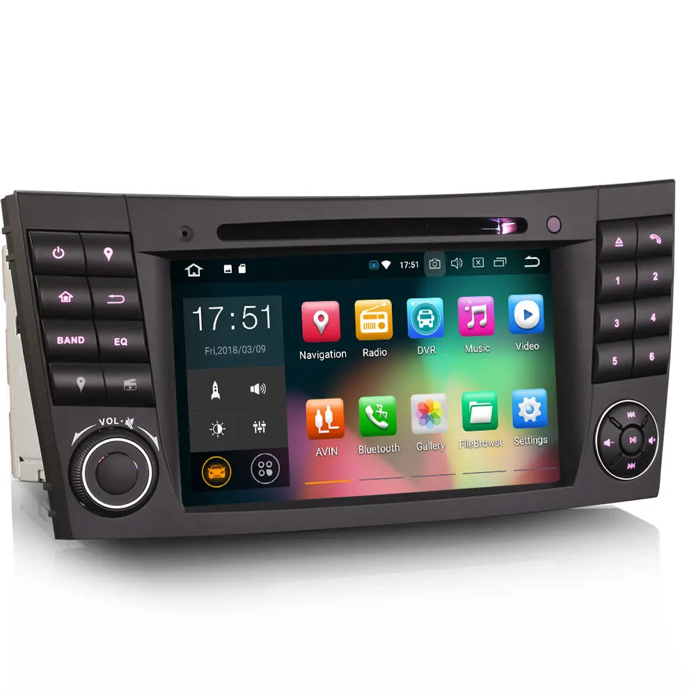 7 &quotAndroid 8 0 Oreo OS DVD мультимедиа gps радио для Mercedes Benz G Class W463 2005 2010 и cls класса W219 2004