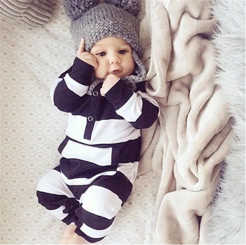 Autumn 100 Cotton Newborn Baby Boy Clothes Baby Romper Next Roupa