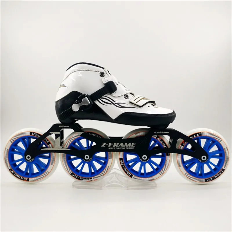 Worth углеродное волокно стекловолокно подшипники для скейтборда 4*120 мм колеса для взрослых соревнования уличные гонки спортивная обувь тренировочные Patines F020 - Цвет: White