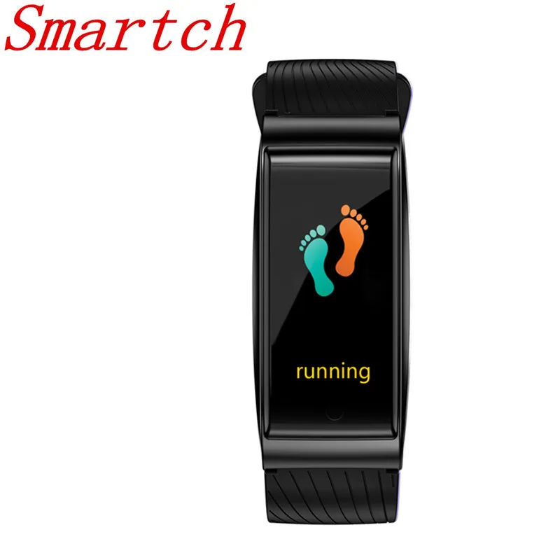 

Smartch F4 Smart Band Bracelet Fitness Tracker 0.96 Inch Full Color IPS HD Display Waterproof Heart Rate Monitor Smart Wristband
