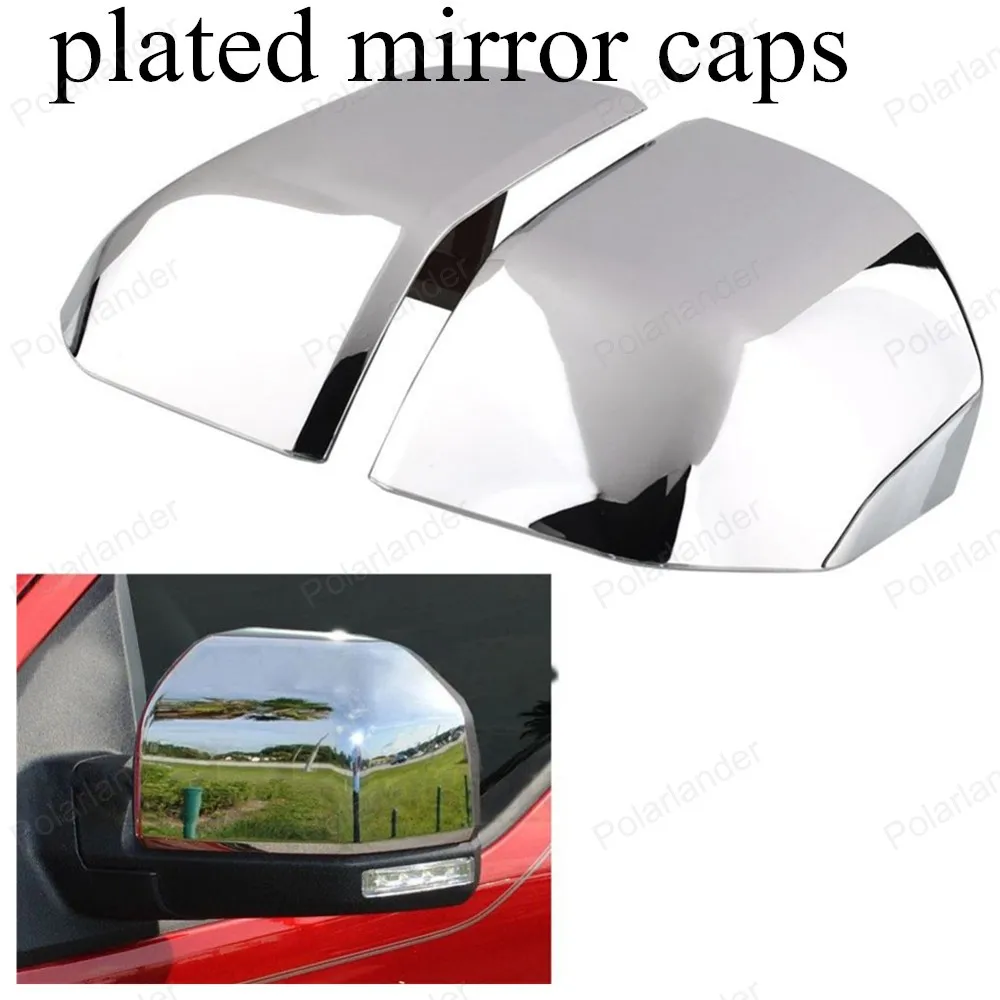 

Top-Rated Best Quality 1pair 2pics car OEM chrome rear view mirror caps auto plated covers for Ford Hot sale