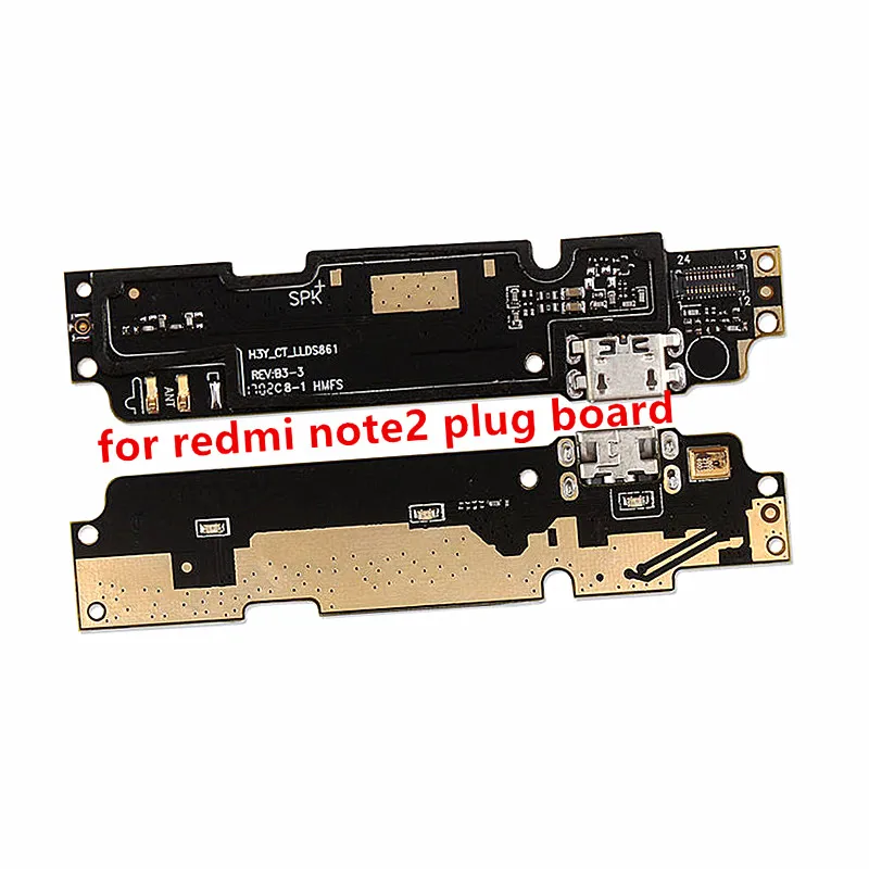 

High quality plug board For Xiaomi Redmi Note 2 Micro Dock Connector Board USB Charging Port Flex Cable Replacement