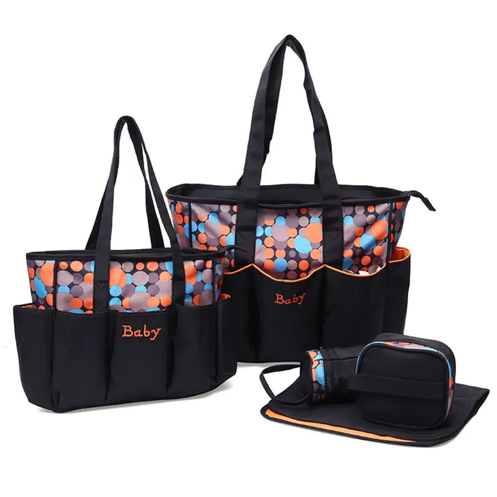 

Diaper Bag Nappy Multi-function Striped Bags Large Capacity for Baby Care Travel Multi Pocket Bag