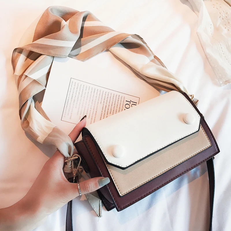 

Fashion Ladies Multi-layer Square bag 2018 New Quality PU Leather Women's Designer Handbag Ribbon Tote Shoulder Crossbody Bags