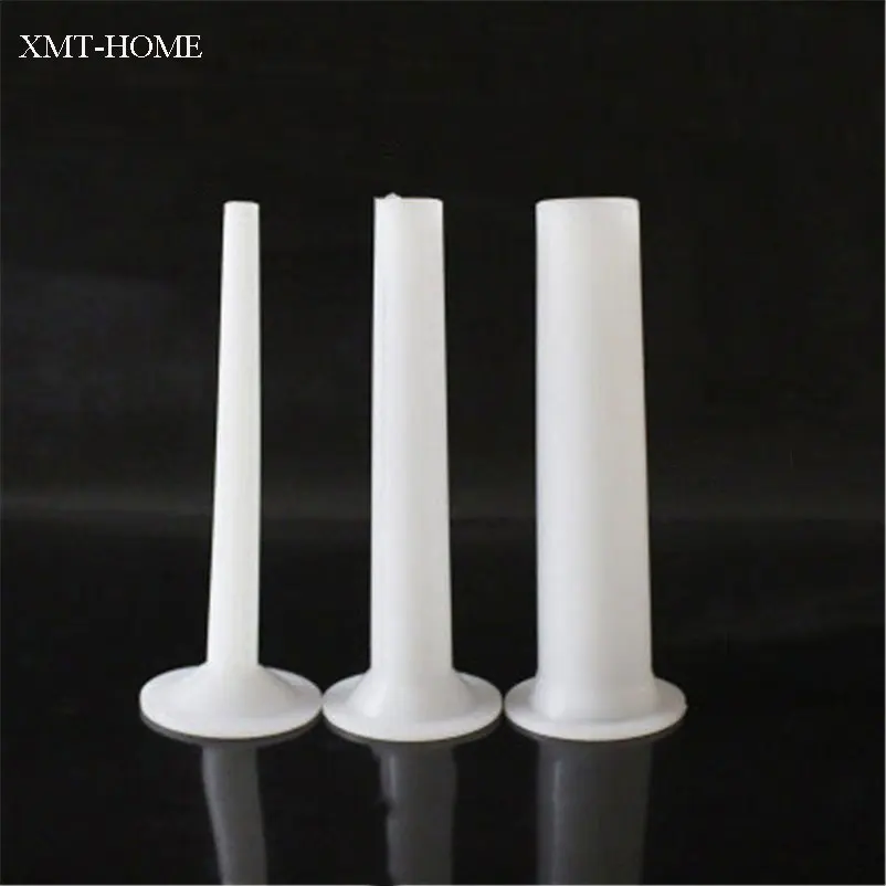 

XMT-HOME plastic meat grinder stuffer nozzles tubes for Sausage casings funnel ID1cm/2cm/3cm shell tube 1set