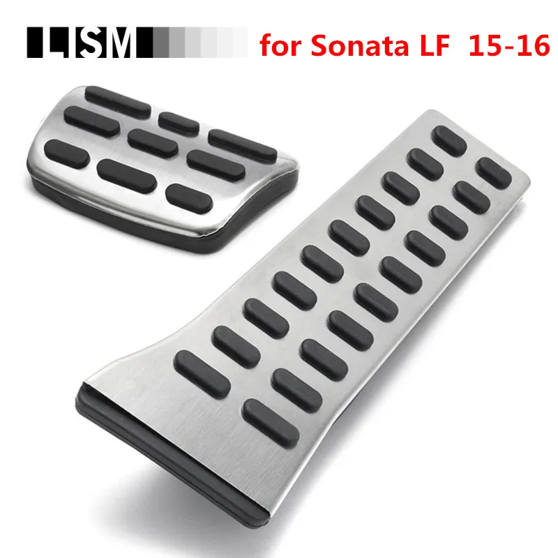 

AT Fuel Brake Gas Accelerator Foot Pedals for Hyundai Sonata LF 2015 2016 Car Pedal Pad Plate Cover Interior Parts Accessories