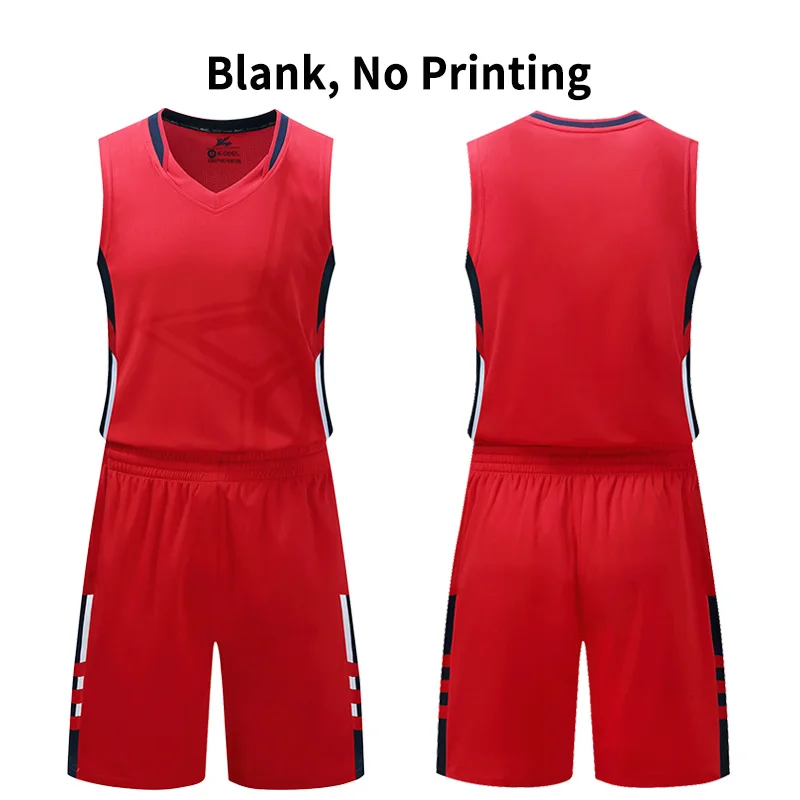 Мужские баскетбольные майки для колледжа, баскетбольная форма на заказ, наборы, Профессиональная баскетбольная форма, быстросохнущая спортивная одежда - Цвет: red