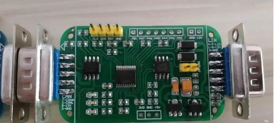 Для LIN bus LIN slave DEMO board LIN/CAN development board STM32F042F4P6 TJA1020