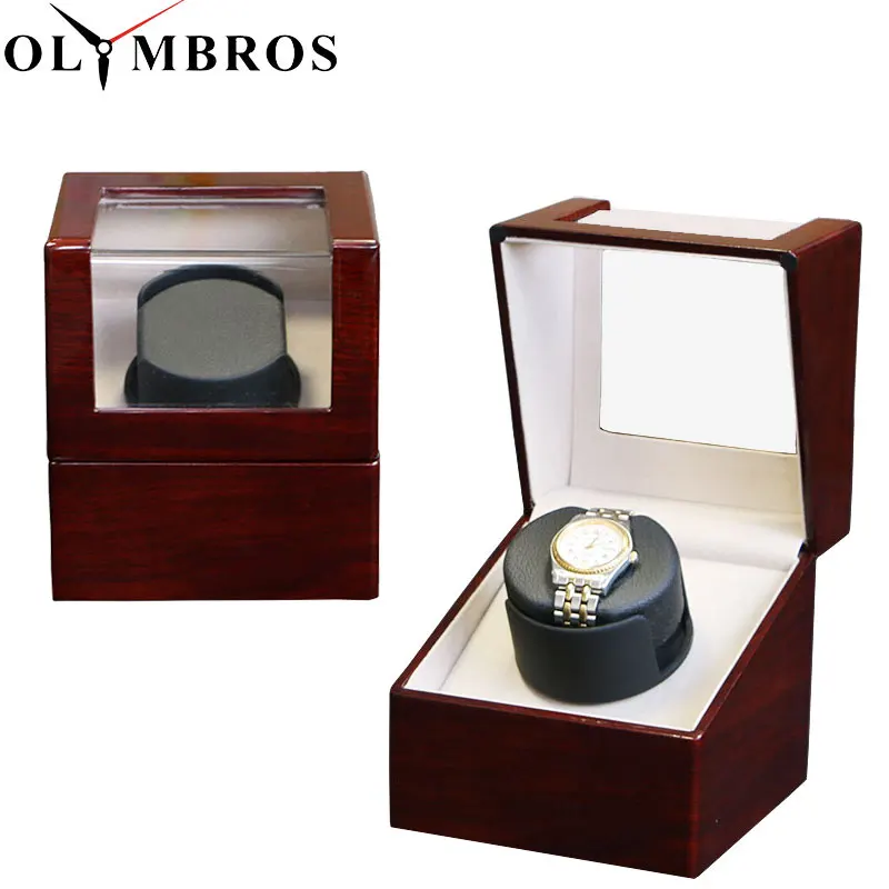 

Automatic Watch Winders Box Holder,EU/US Type Automatic Mechanical Watch Box With Luxury Wooden Case high gloss piano finished