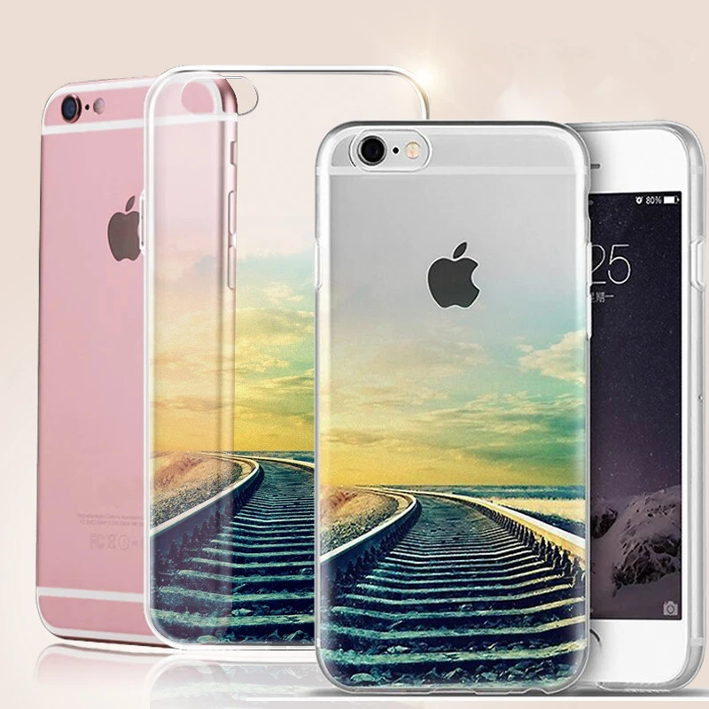 Mobile Phone Cases Beatiful Landscape Phone Covers for iPhone 7 7 Plus 6 6s Plus 5 5s SE High Quality Soft Slim Back capa shell