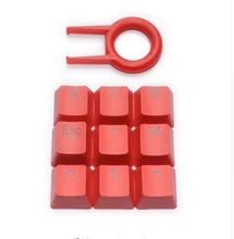 PBT material 9Keycaps Backlit Key Caps Keycaps With Key Puller Remover Tool For Cherry MX Switches Backlit Mechanical Keyboard