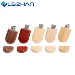 LEIZHAN USB Flash Drive деревянный флеш-накопитель 64 Гб 32 gb 16 gb memory stick Флеш накопитель 8 gb 4 gb фактическая емкость флешки U диск USB ключ