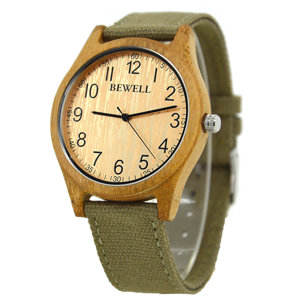 BEWELL WOODEN WATCH