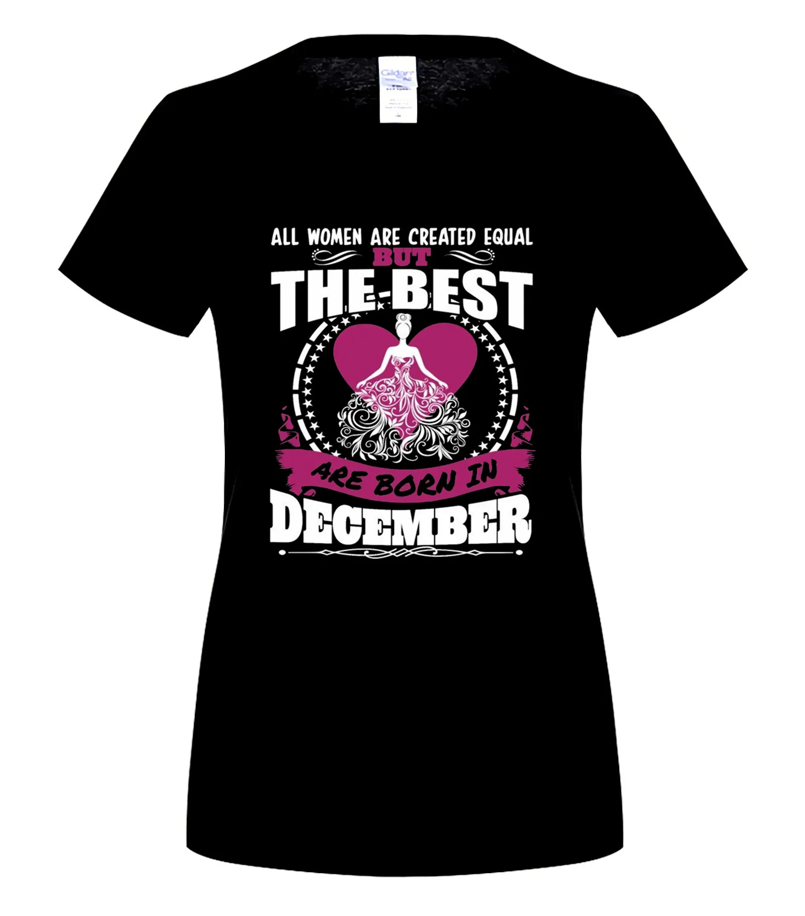 Phiking Creed Equal Birthday, Мужская футболка, Harajuku, Мужская футболка с коротким рукавом, хлопок, высокое качество - Цвет: women black
