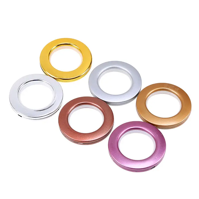 WHISM 8 шт. пластиковые кольца люверсы для штор s украшение дома круглая форма кольцо для штор perde aksesuarlar