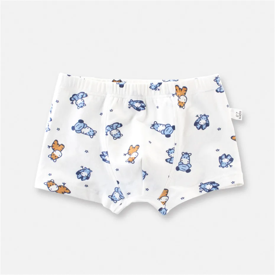 Boys Boxer 3Pcs/lot Baby Underwear Kids Panties Cartoon Rubber Duck Car Child Underpant Cotton For Children Brief Short Pants089