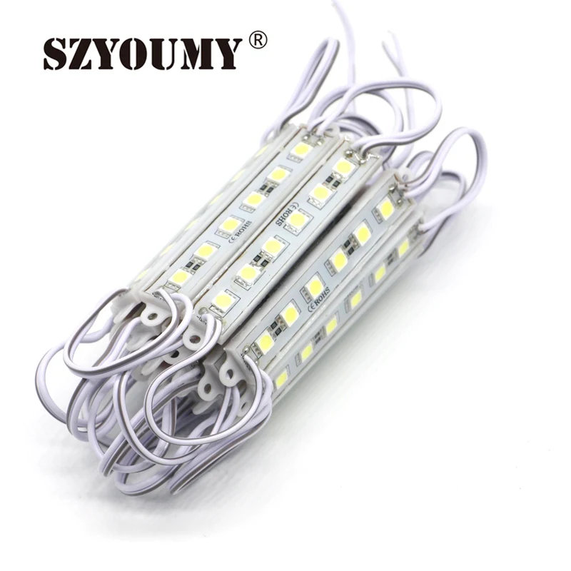 SZYOUMY DC12V водонепроницаемые светодиодные модули 5050 6 Led модуль освещения