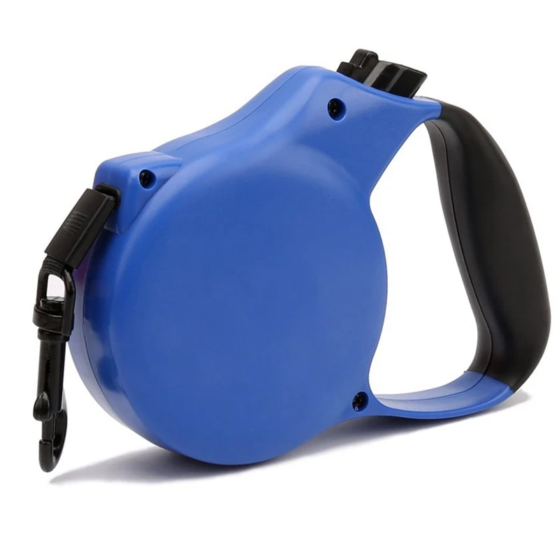 Auto Retractable Dog Leash Black Nylon Leashes for Small Dogs 5m Pet