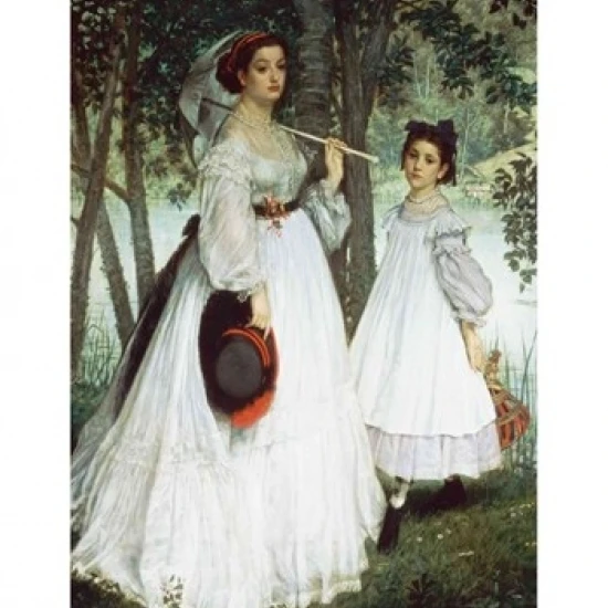 The Two Sisters Portrait  1863 Poster Print by James Jacques Joseph Tissot (18 x 24)