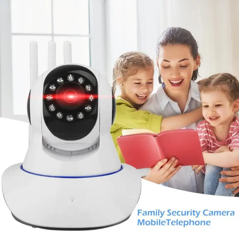 

Q6 HD 720P Wireless IP Camera 2MP WiFi Surveillance Camera IR-Cut Night Vision CCTV Camera Webcam for Home Security