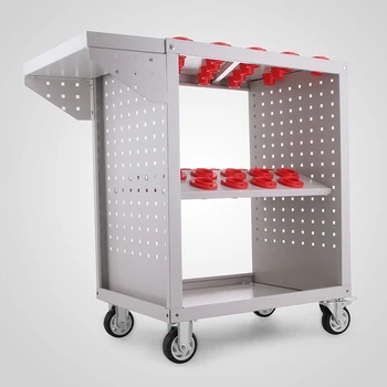 

VEVOR Working Storage Knife for Lathe Turning ToolTool Holder Steel CNC Tools Trolley Cart Holders White Metal