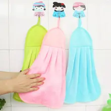 2017 супер мягких кораллов флис малыш ребенок towel мультфильм ребенка протрите пот hung towel towel