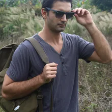 Spring And Summer New Product Outdoors Leisure Sports camping Hunting V Neck T-shirt Travel Cycling Men’s Short Sleeve Clothes