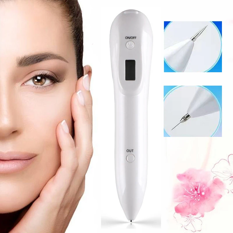 Mini LCD Sweep Spot Removal Pen Freckle Removal Mole Removal Beauty ...