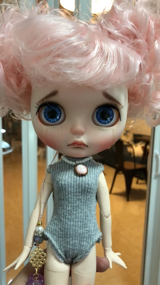 Sale customization doll DIY Nude joint body blyth doll For Girls not include clothes The eye chips are random, the hair can choose 1