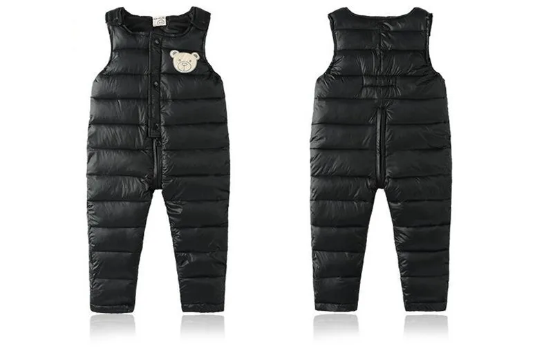 COOTELILI Cotton Winter Overalls Padded Outdoor Romper Pants High Quality Baby Girls Boys Jumpsuit Kids Clothes  90-110cm  (7)