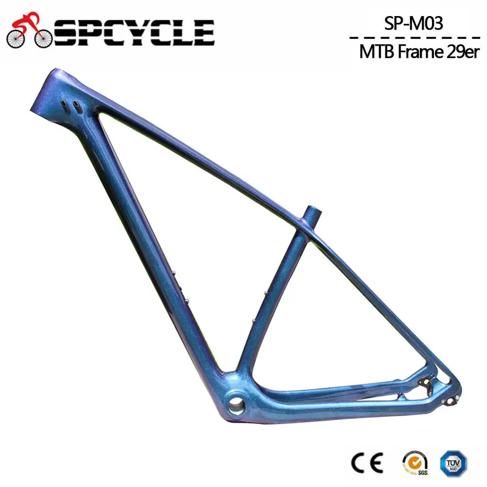 Рама из углеродного волокна для велосипеда хамелеоновая рама T1000 29er 27 5 er 650B MTB 73 мм